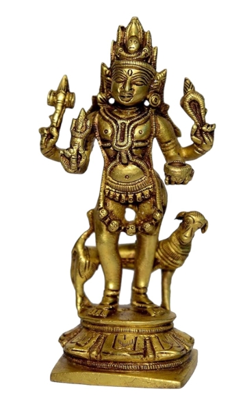 BRASS MADE KAAL BHAIRAV 