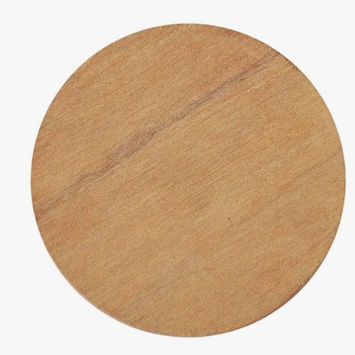 Specialized Rubbing Sandal Wood Round Stone Chandan Chakla