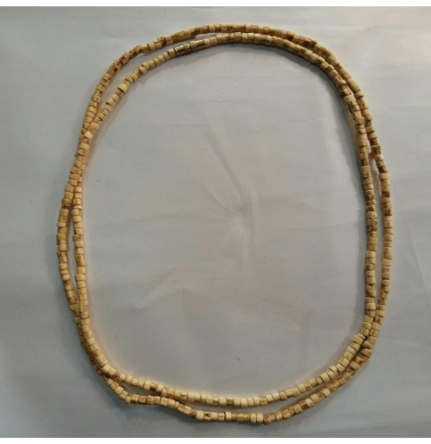 Tulsi Wood Tulsi Mala (2 Round, Brown)